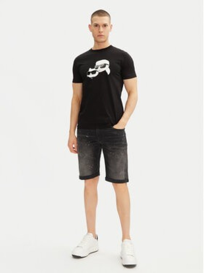 KARL LAGERFELD T-Shirt 755061 552241 Czarny Regular Fit