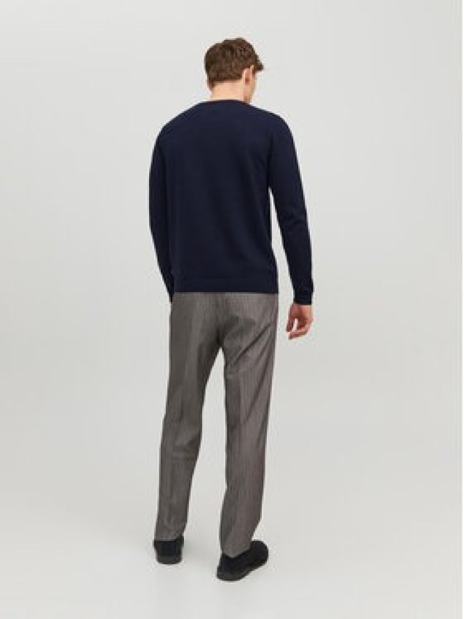 Jack & Jones Sweter 12137194 Granatowy Regular Fit