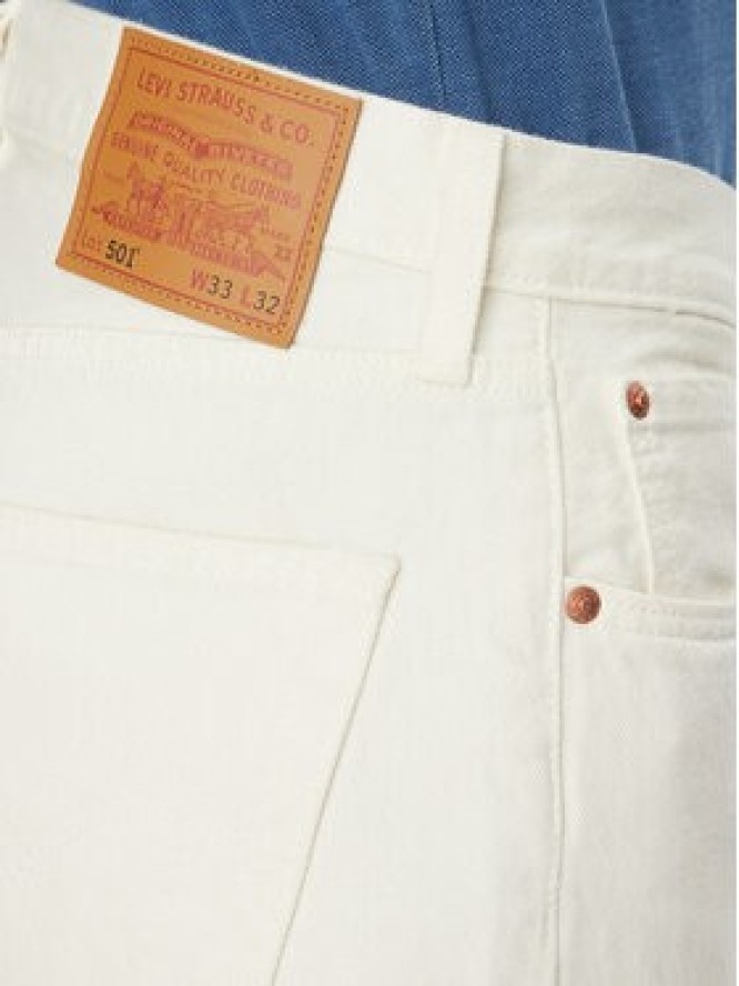 Levi's® Jeansy 501® 00501-3279 Écru Straight Fit