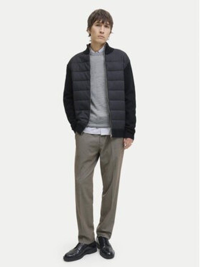 Jack & Jones Sweter Merino 12216817 Szary Regular Fit