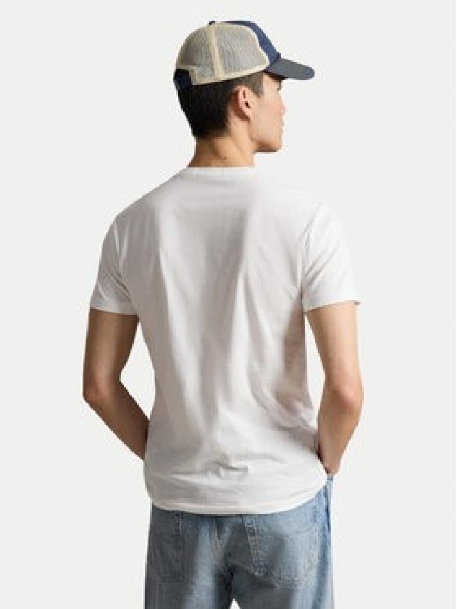 Polo Ralph Lauren T-Shirt 710B16612002 Biały Regular Fit