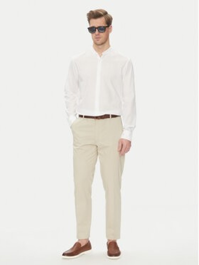 BOSS Koszula H-Joe-Standup-252 50539209 Biały Regular Fit