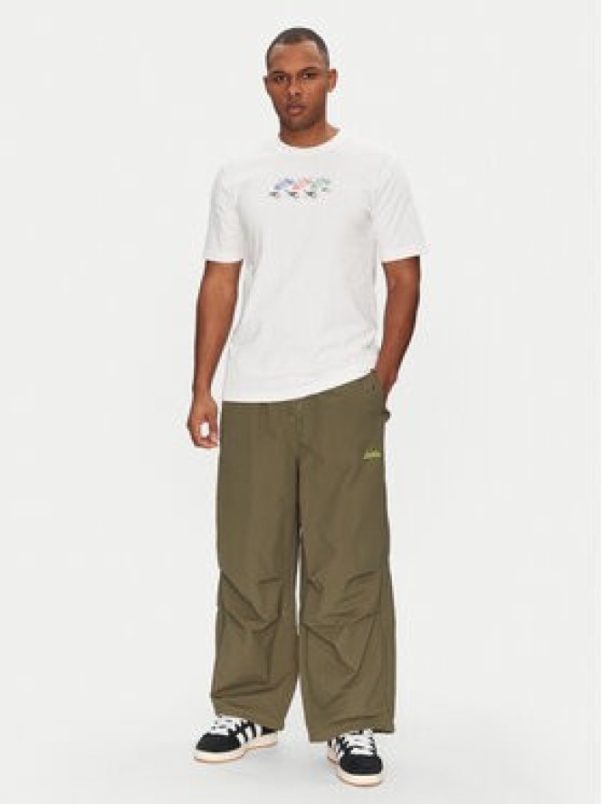 adidas Spodnie dresowe Parachute JD5416 Zielony Loose Fit