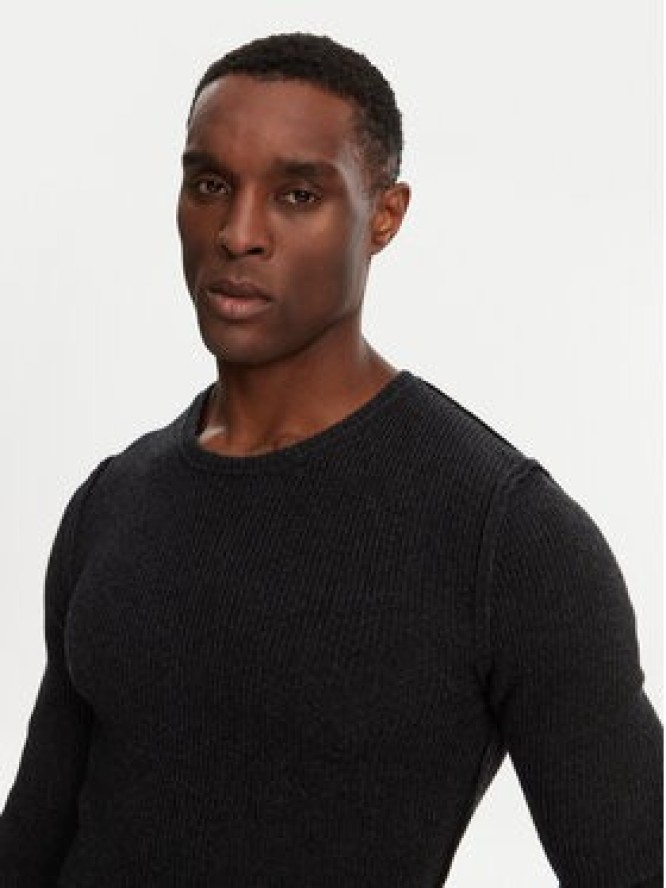 Dolce&Gabbana Sweter GXX64T JFMDZ Szary Regular Fit