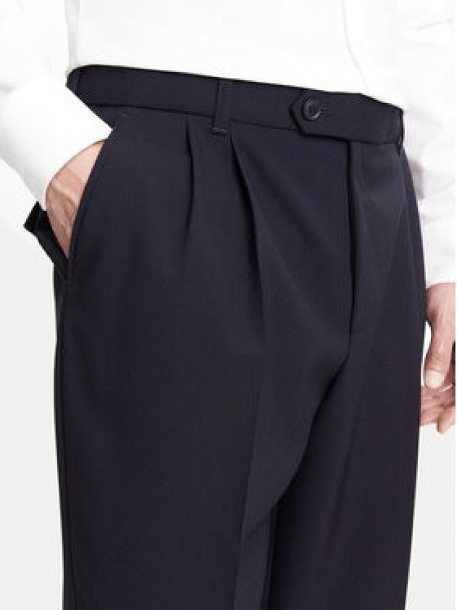 BOSS Spodnie materiałowe C-Perin-DPL 50545822 Granatowy Tapered Fit