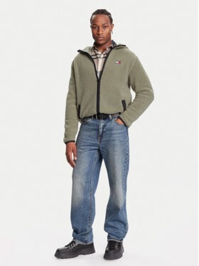 Tommy Jeans Bluza DM0DM19224 Zielony Regular Fit