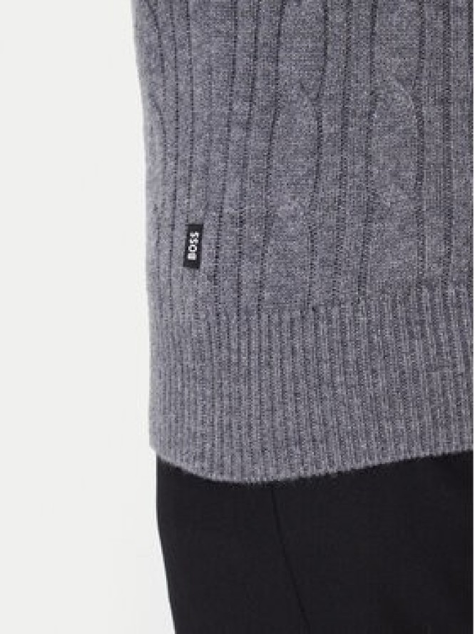 BOSS Sweter H-Hetico 50549975 Szary Regular Fit
