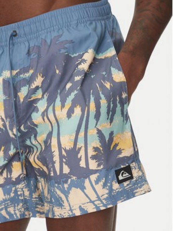 Quiksilver Szorty kąpielowe Everyday Straight Volley 15 EQYJV04121 Niebieski Regular Fit
