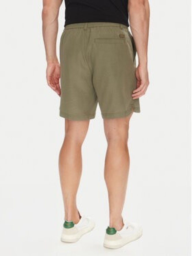 BOSS Szorty materiałowe Sandrew 50546879 Zielony Regular Fit