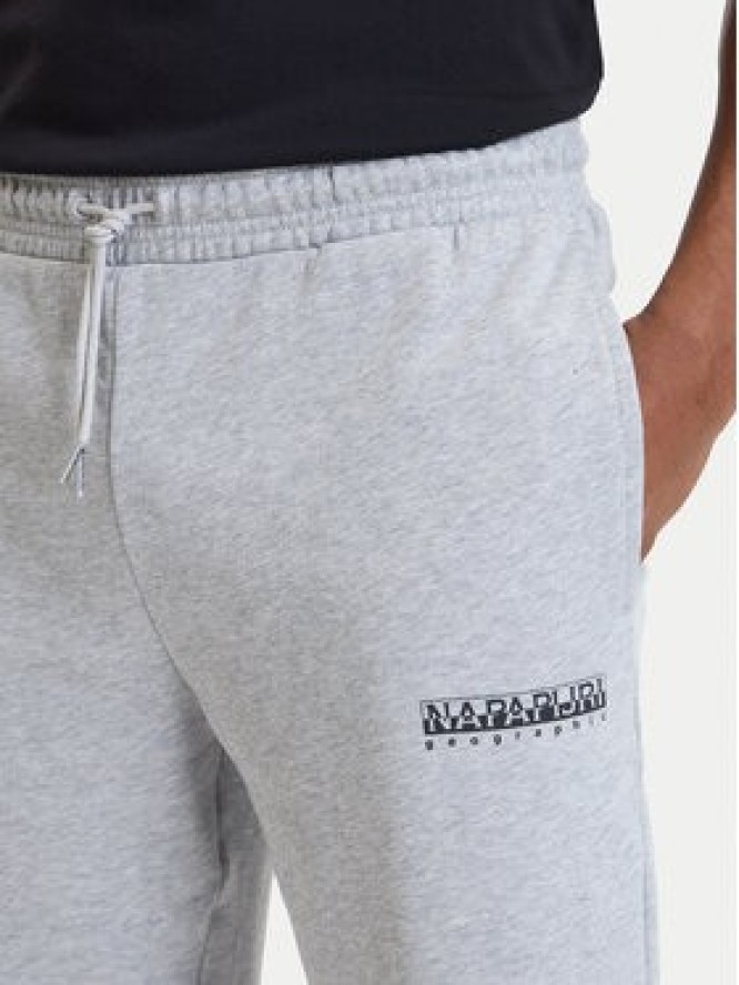 Napapijri Szorty sportowe N-Gori NP0A4IBQ Szary Regular Fit