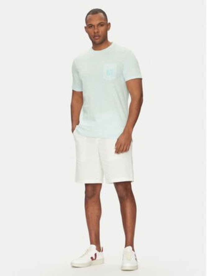 Blend T-Shirt 20718299 Zielony Regular Fit