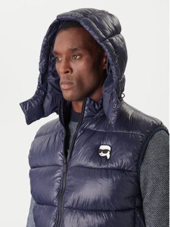 KARL LAGERFELD Kamizelka 505023 554590 Granatowy Regular Fit