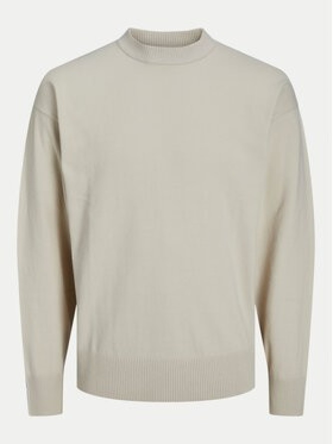 Jack & Jones Sweter Collective 12251556 Beżowy Relaxed Fit