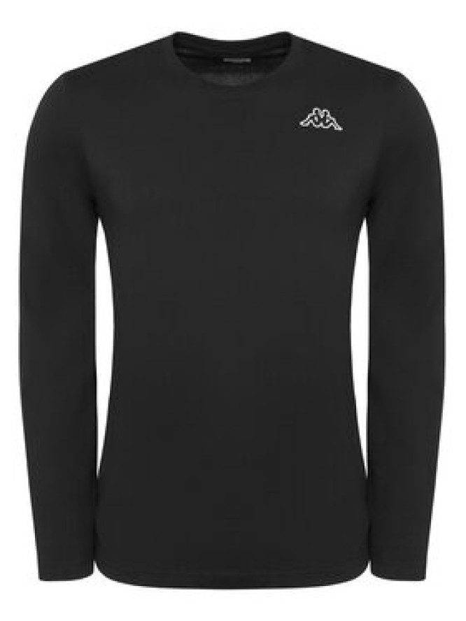 Kappa Komplet longsleeve Logo Saro 37216LW Czarny Regular Fit