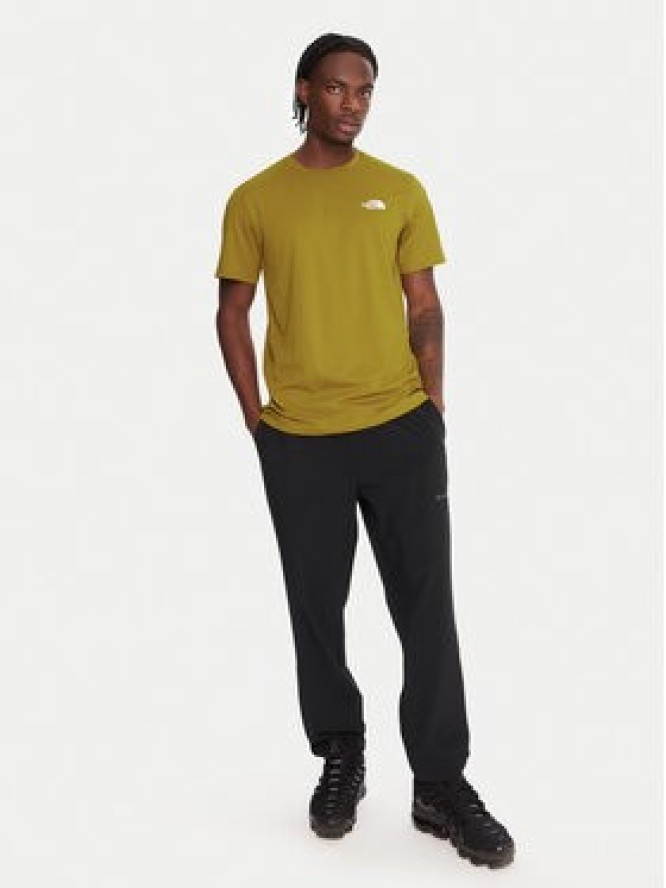 The North Face T-Shirt Simple Dome NF0A87NG Żółty Regular Fit