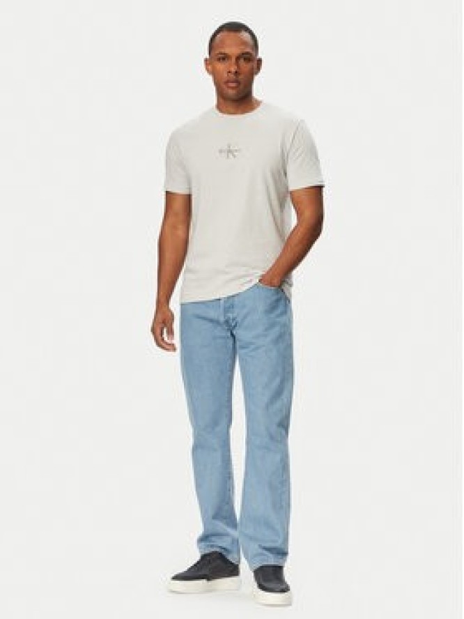 Calvin Klein Jeans T-Shirt SS 30S LV04RB866G Szary jasny Regular Fit