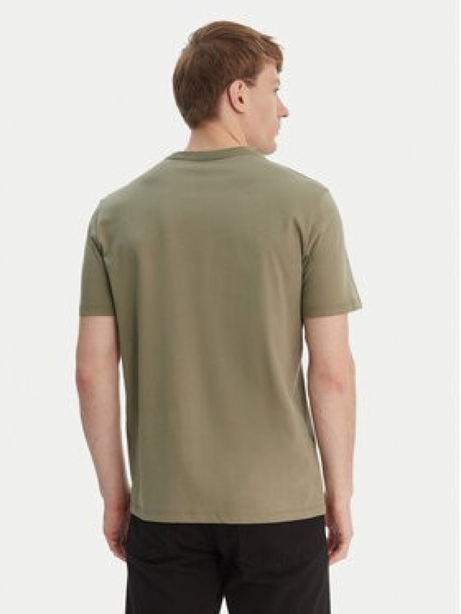Calvin Klein T-Shirt LV04LF810G Zielony Regular Fit