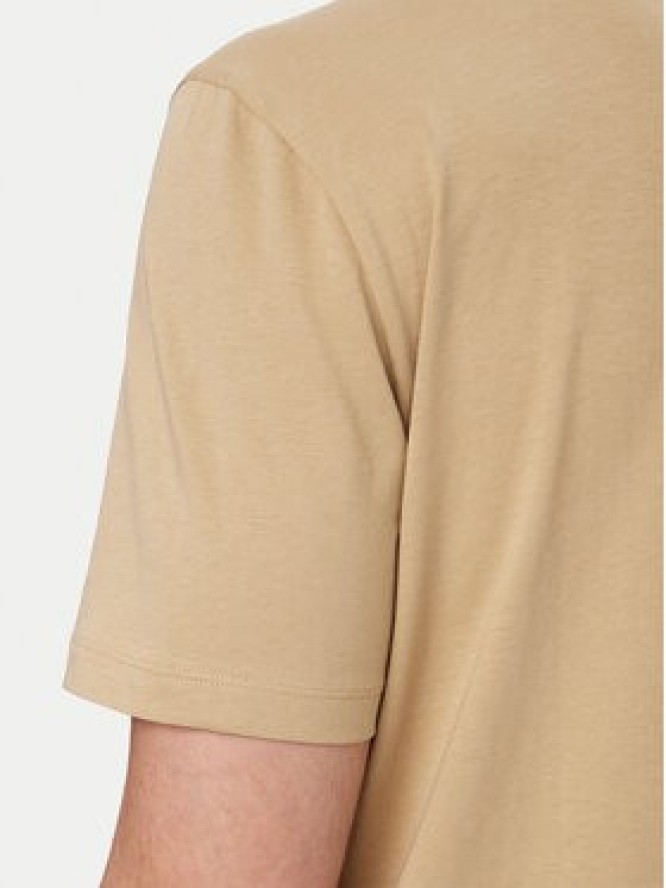 HUGO T-Shirt Dero222 50466158 Beżowy Regular Fit