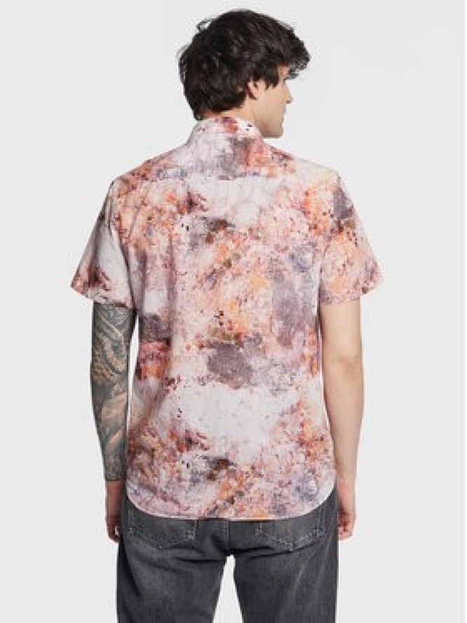 Guess Koszula M3GH65 WFDS1 Różowy Regular Fit