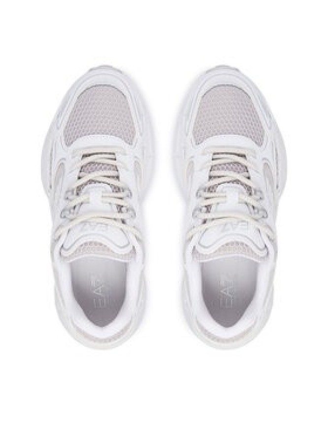 EA7 Emporio Armani Sneakersy 7X000663 AF23619 MZ203 Srebrny