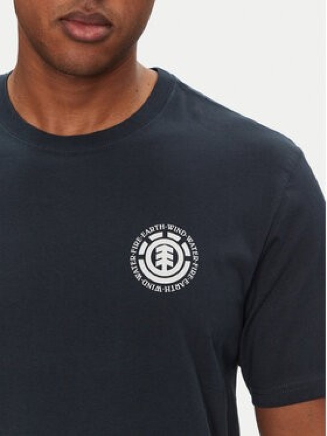 Element T-Shirt ELYZT00490 Granatowy Regular Fit