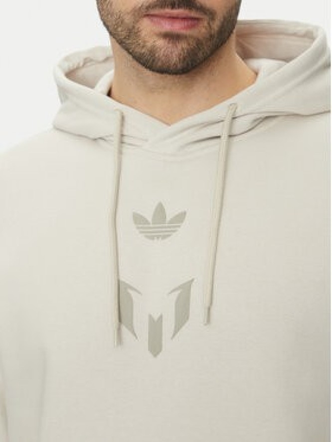 adidas Bluza Messi JC9474 Beżowy Regular Fit