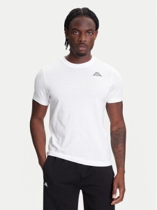 Kappa T-Shirt Logo Korpo Cafers 304J150 Biały Slim Fit
