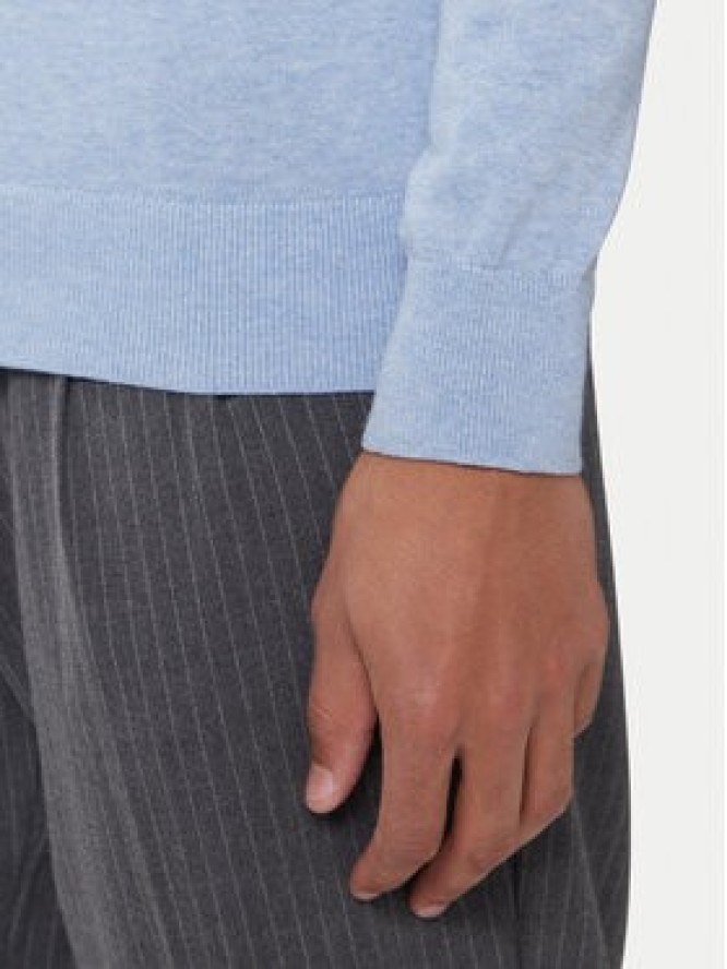 Tommy Hilfiger Sweter MW0MW28046 Błękitny Regular Fit