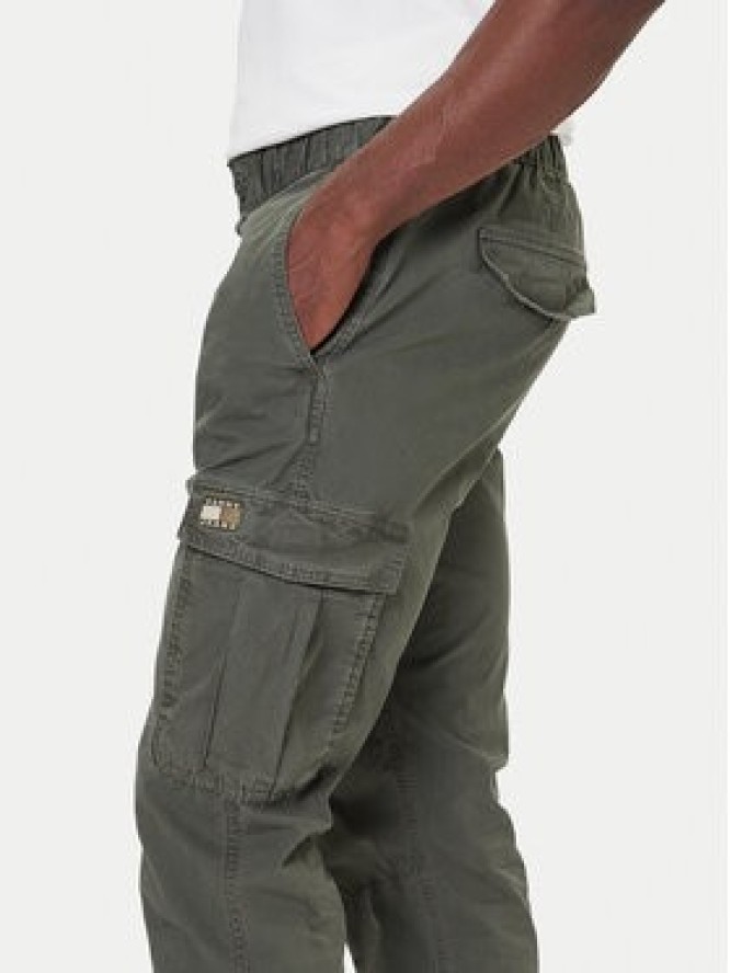 Tommy Jeans Spodnie materiałowe DM0DM22003 Zielony Regular Fit