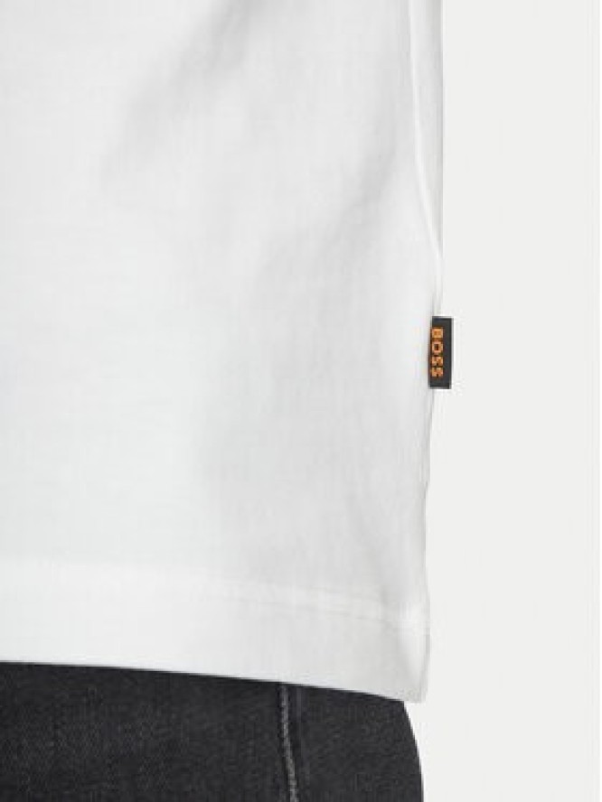 BOSS T-Shirt Te_Bossfish 50539196 Biały Regular Fit