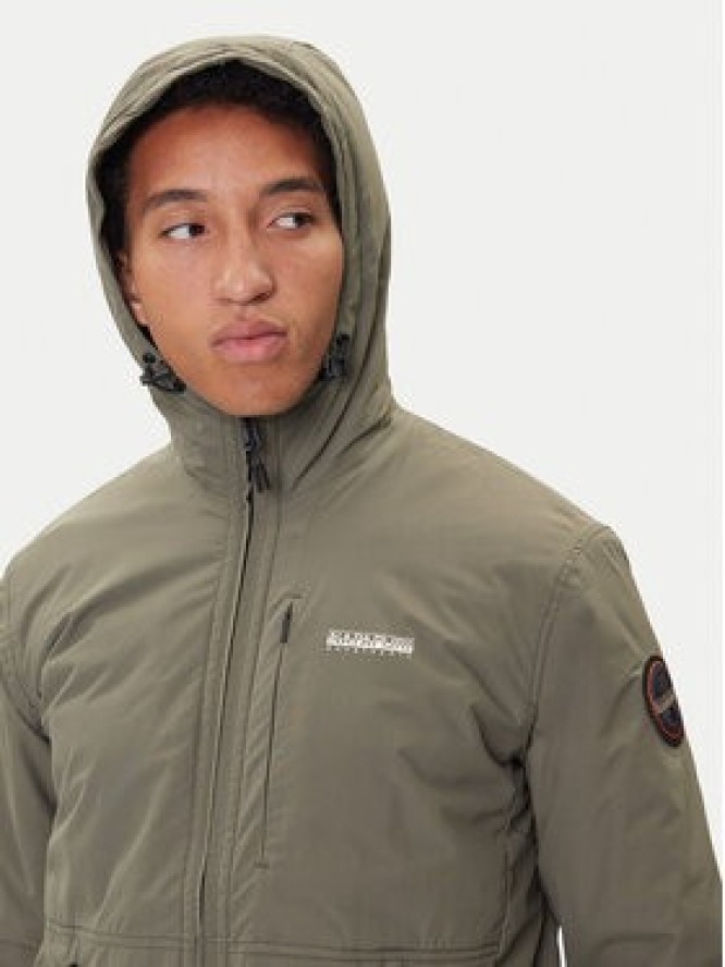 Napapijri Kurtka przejściowa A-Tundra Wint 1 NP0A8928 Khaki Regular Fit