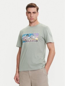 Jack & Jones T-Shirt Colton 12268438 Zielony Standard Fit