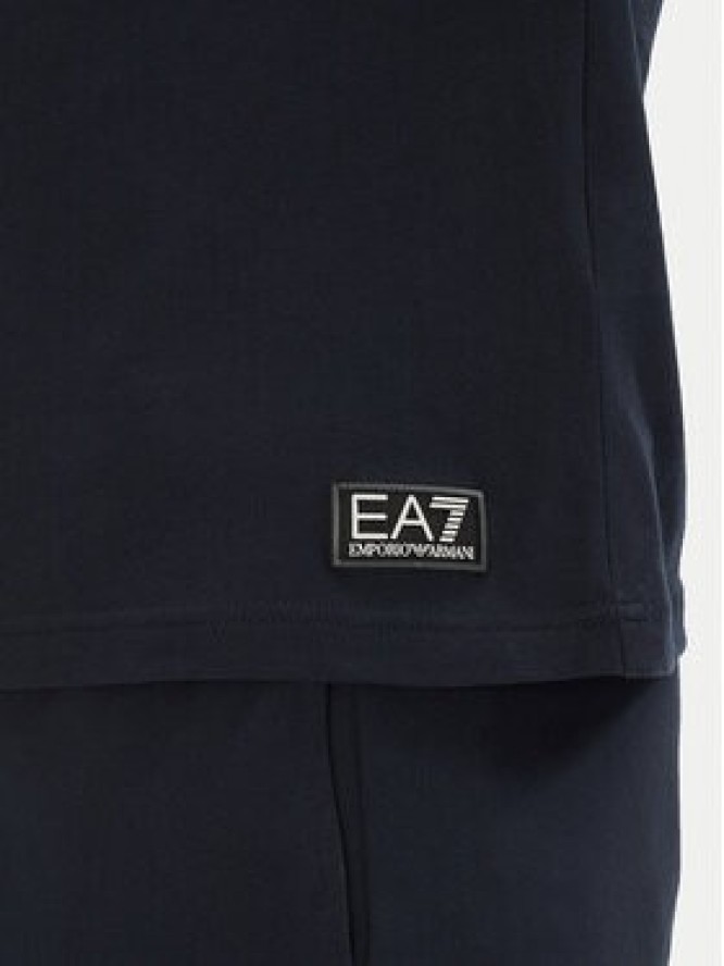 EA7 Emporio Armani T-Shirt 7M000138 AF10375 UB102 Granatowy Regular Fit