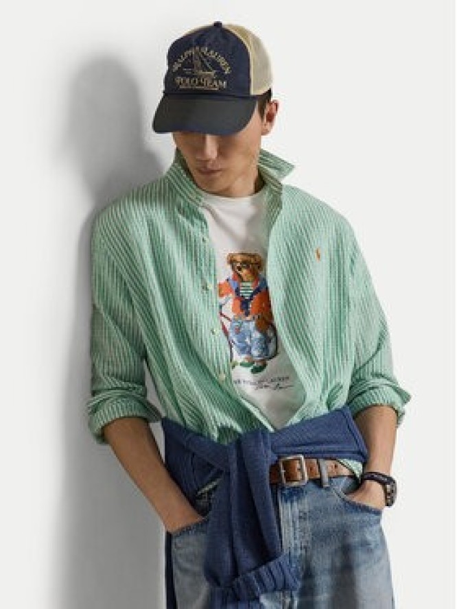 Polo Ralph Lauren T-Shirt 710B16612002 Biały Regular Fit