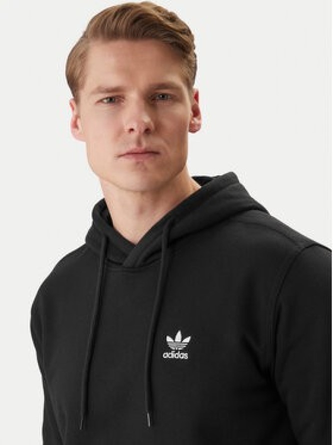 adidas Bluza Trefoil Essentials IY4930 Czarny Regular Fit
