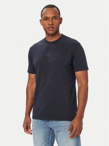 Guess T-Shirt M6YI58 K4632 Granatowy Regular Fit