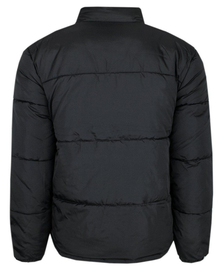 Delikatnie Ocieplona Kurtka Jesienno-Zimowa - Brave Soul - Czarna