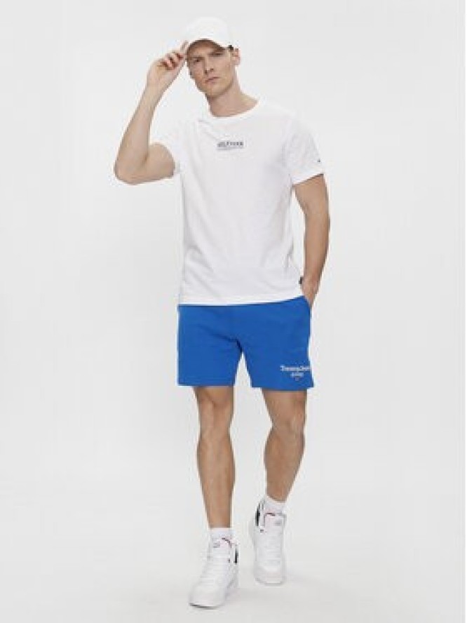 Tommy Jeans Szorty sportowe Tjm Entry Graphic DM0DM19153 Niebieski Regular Fit