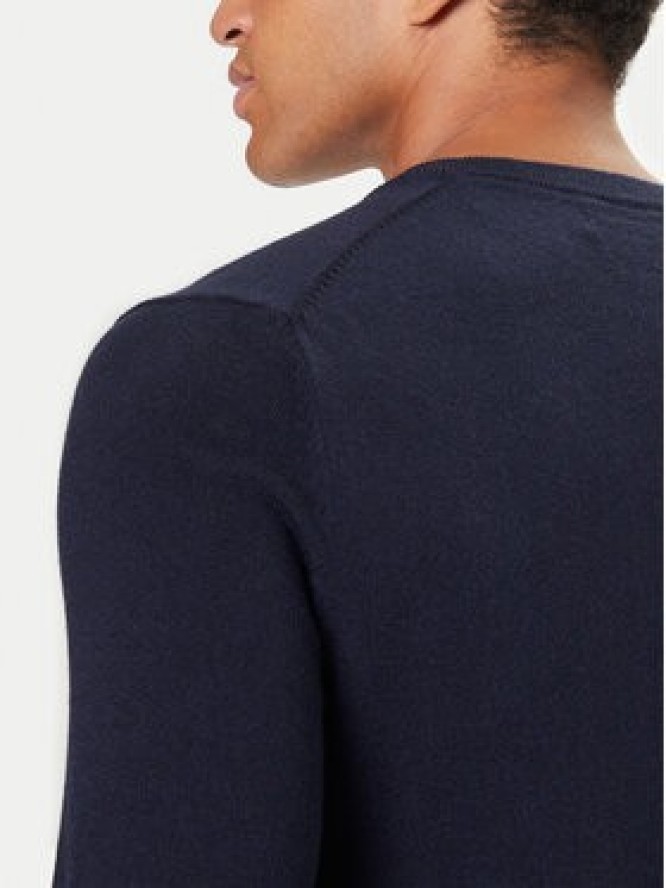 Guess Sweter M5YR27 Z0122 Granatowy Slim Fit