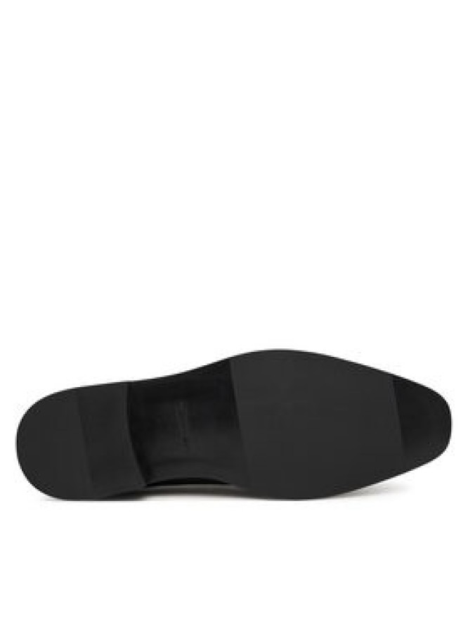 Calvin Klein Półbuty Slim Clean Derby Lth HM0HM02004 Czarny