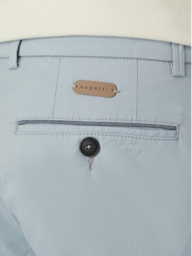 Bugatti Chinosy 4220-16301E Niebieski jasny Regular Fit