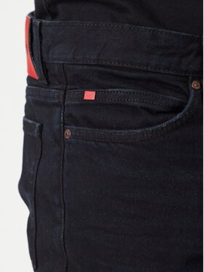 HUGO Jeansy 50542677 Granatowy Slim Fit