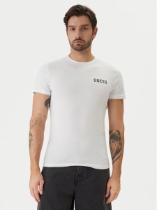 Guess T-Shirt U6GM03 K6YW1 Biały Slim Fit