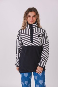 Bluza polarowa Fall Line w kolorze czarnym