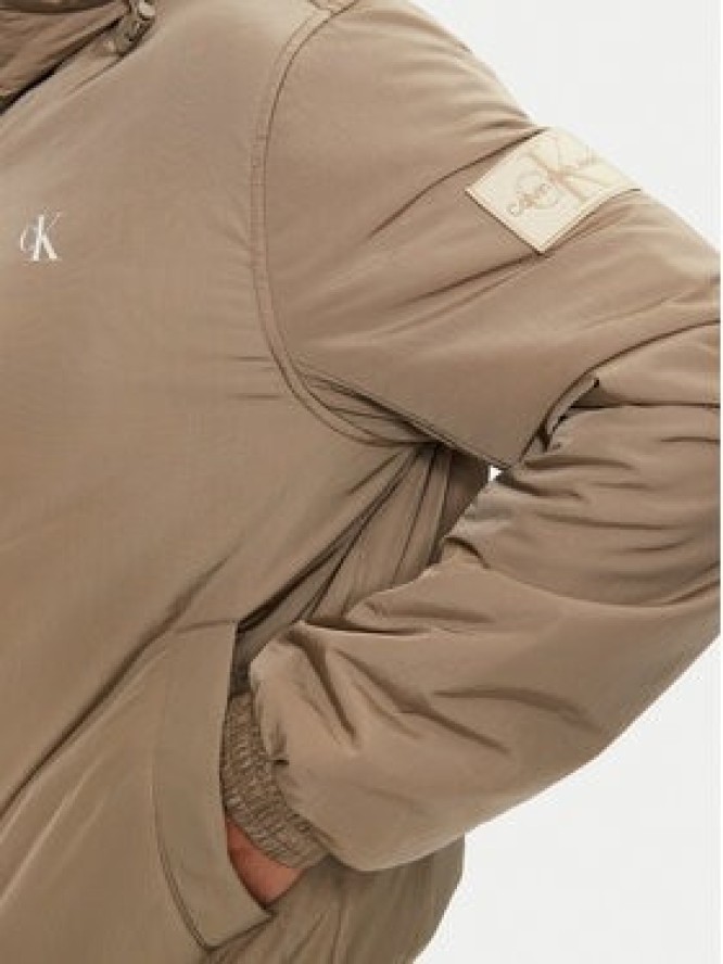 Calvin Klein Jeans Kurtka przejściowa Harrington J30J325596 Beżowy Regular Fit