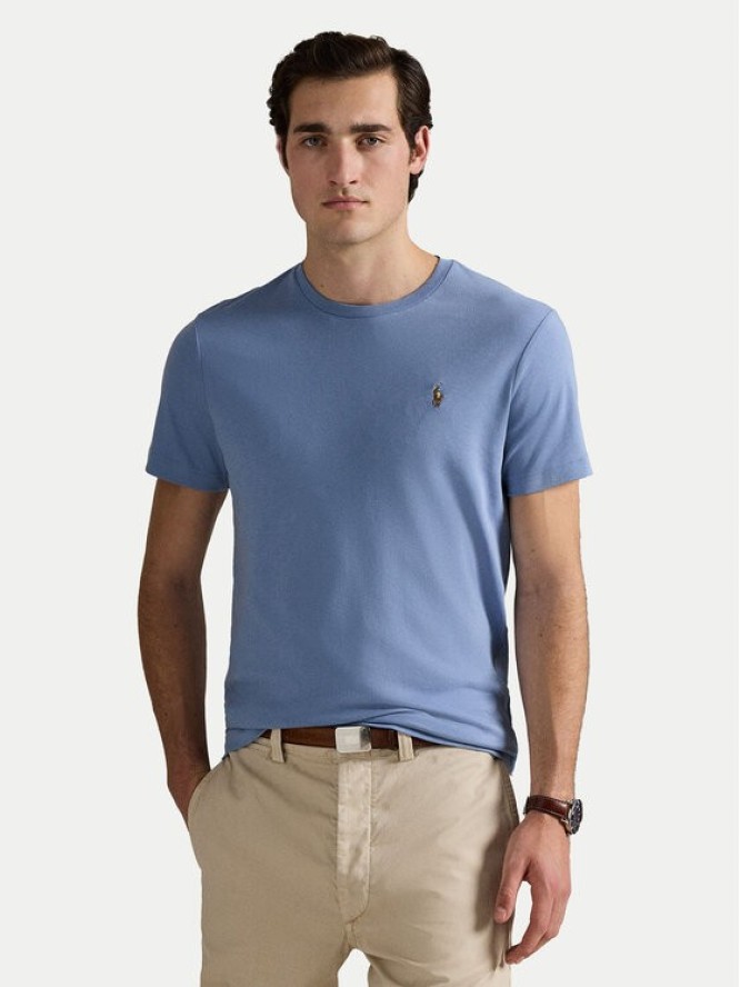 Polo Ralph Lauren T-Shirt 710740727095 Niebieski Custom Slim Fit