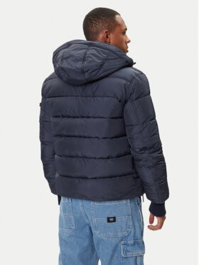 Alpha Industries Kurtka zimowa 118113 Granatowy Regular Fit