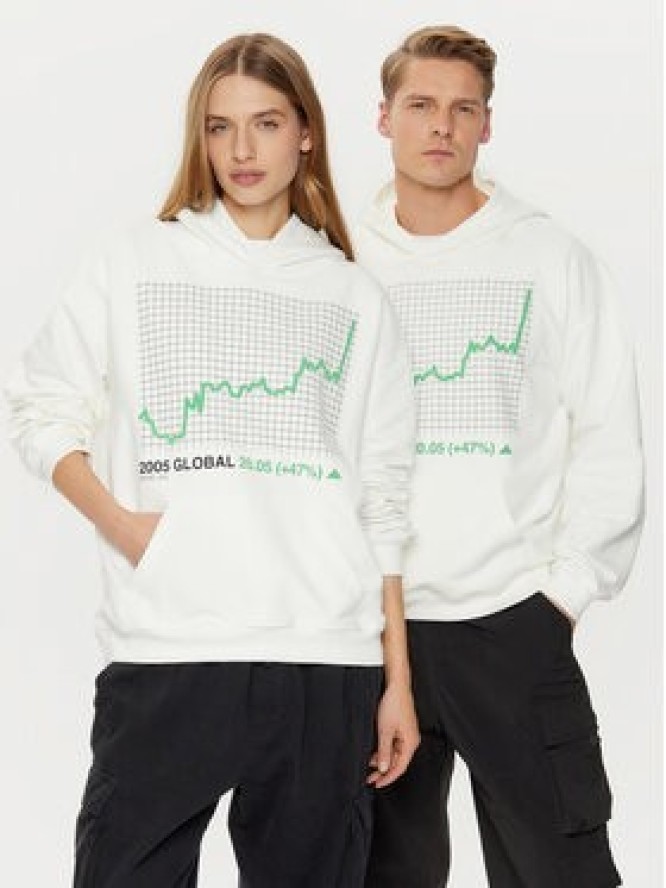 2005 Bluza Pump Biały Relaxed Fit