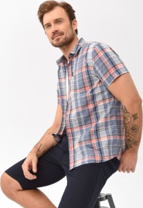 Bawełniana koszula z krótkim rękawem C-BENI