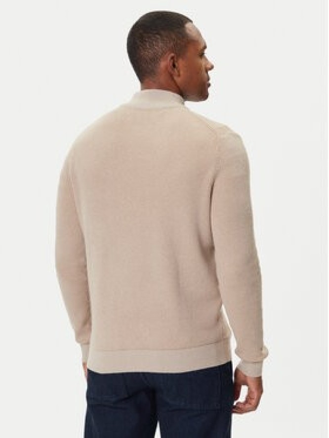 Bugatti Sweter 7500-85525D Beżowy Regular Fit